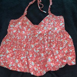 backless floral American Eagle  blouse
